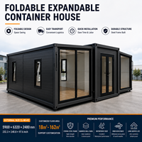 Maison conteneur extensible USA, Maison préfabriquée Canada, Maison conteneur pliable, Maison modulaire, Villa conteneur isolée 20 pieds