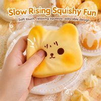 Jouet Squishy Alimentaire Adorable à Remontée Lente, Doux et Anti-Stress, Cadeau Kawaii