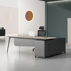 Modernes Design E1Grade Melamin platte PVC Edge Banded Mdflam Tisch SILVA Executive Büromöbel Manager Schreibtisch und Couch tisch