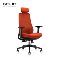 Silla de Oficina Ergonómica Moderna con Respaldo Alto y Malla, con Reposabrazos Ajustables en 4D, Silla Giratoria para Escritorio Ejecutivo
