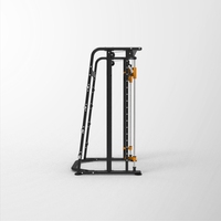 Machine Smith multifonctionnelle avec rack à squats et cage de musculation intégrée, équipement de fitness pour la maison, Smith vertical multifonction avec verrou de sécurité