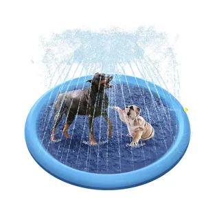Bán sỉ splash hồ bơi và tưới nước cho chó-Bể Bơi PVC Cho Chó Mèo Và Trẻ Em, Bể Bơi PVC Có Thể Gấp Gọn Cho Chó Thú Cưng