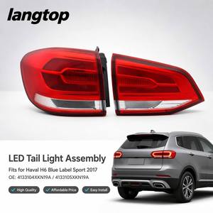 ชุดไฟท้ายกันน้ำสำหรับรถยนต์ PC พร้อมไฟเบรกและไฟถอยหลัง สำหรับรถยนต์ Haval H6 Blue Label Sport SUV ปี 2017 - Product Image 1