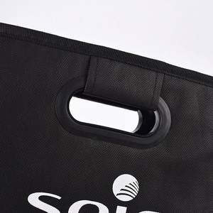 Panier de rangement pliable robuste pour coffre de voiture avec couvercle, design pliable, organisateur latéral de siège en polyester, boîte de rangement - Product Image 3