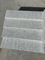 Carreaux de granit blanc sésame G303 modernes, finition polie, pour villas et hôpitaux
