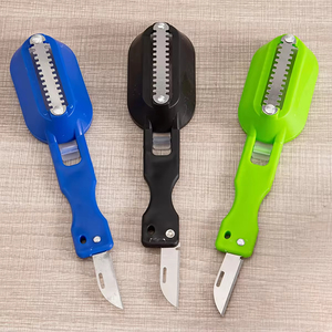 Cuchillo raspador de pescado de eliminación rápida al por mayor, herramienta de limpieza de piel de pescado, cuchillo de cocina especializado, raspador de escamas fácil para pescar - Product Image 3