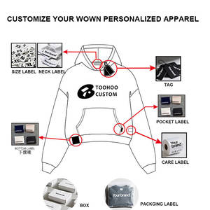 Sweat-shirt à capuche carré surdimensionné ample de qualité supérieure, lavage à l'acide, poids lourd 450 GSM, personnalisé en gros - Product Image 5