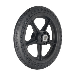 Ensemble de roues Naidong 12x1.5 sans air, antidérapantes, en TPU, pour fauteuil roulant manuel - Product Image 2
