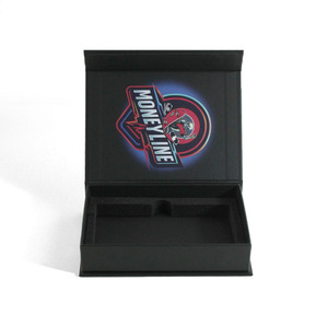 Boîte d'emballage rigide pliable magnétique de luxe faite à la main, gaufrage, pelliculage mat, revêtement UV, personnalisable pour l'électronique - Product Image 3