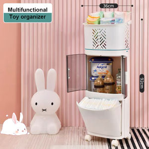 Chariot <span class=keywords><strong>de</strong></span> <span class=keywords><strong>rangement</strong></span> en plastique étroit, 3 niveaux, moderne, à monter, pour cuisine, bureau, salle <span class=keywords><strong>de</strong></span> bain, avec roulettes - Product Image 1