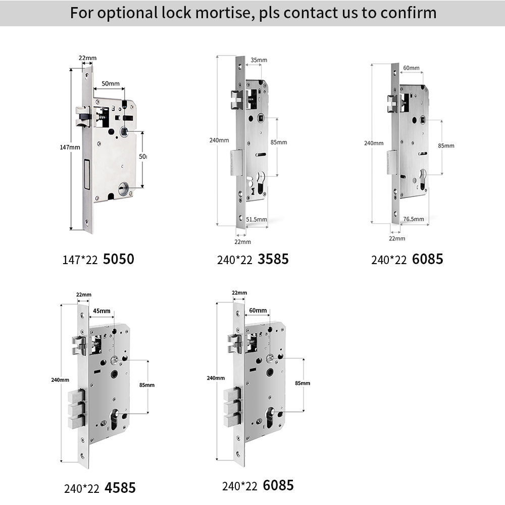 TTlock Smart Lock Biometric Fingerprint Password Card Keyless Interior Door Handle for Airbnb Apartment Management BLE APP Cloud · image 5