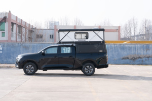 Hiperlion Hard Shell Pop up Truck Camper, camping-car en aluminium à glissière pour <span class=keywords><strong>Toyota</strong></span> Tundra Ford F150, lit de 6 pieds ou 6,5 pieds, <span class=keywords><strong>4x4</strong></span> tout-terrain - Product Image 5