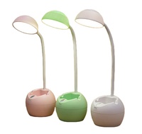 Lampe de table LED créative pour la protection des yeux, batterie au lithium intégrée, gradation tactile, design moderne, CRI élevé 80-89 pour