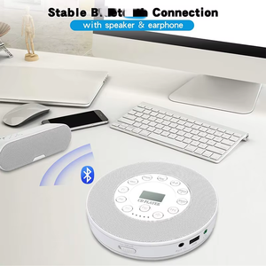 Reproductor de CD Portátil con Bluetooth, Radio FM, Reproductor de MP3 USB, Entrada AUX, Convertidor de CD a USB, Altavoz Estéreo, para Actividades en Casa y al Aire Libre - Product Image 5