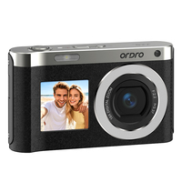 Kamera Digital D16 20MP Resolusi 4K Layar Ganda Lensa Ganda Sensor CMOS Kartu TF