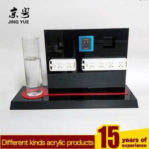 Soporte de exhibición de acrílico de mesa de exposición ligero reciclable ecológico con iluminación LED personalizada moderna de lujo hecha en fábrica - Product Image 3