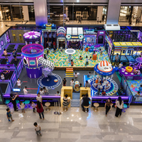 Équipement de terrain de jeu intérieur commercial pour enfants, centre d'activités et centre de divertissement familial