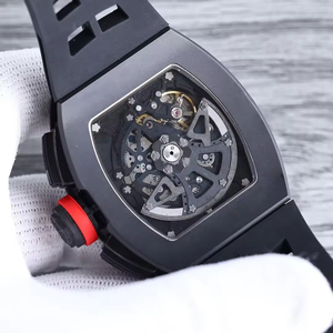 2026 New Men's <b>Automatic</b> <b>Chronograph</b> Mechanical Watch 7750 Movement Matte Black Ceramic Skeleton Luxury Wristwatch WaterproofOEM - Product Image 6