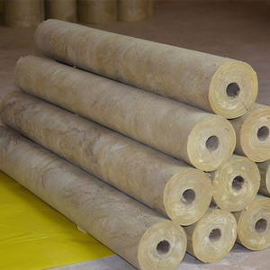 Tubo de lana de roca de cloruro bajo de alta densidad (120kg/<span class=keywords><strong>m</strong></span>³) Hoja cuadrada insonorizada anticorrosiva para aplicaciones marinas/de acería - Product Image 6