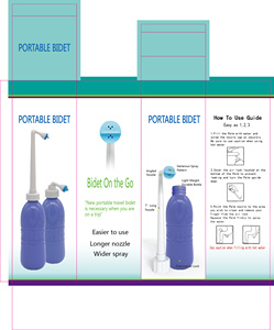 EVA и ABS портативная бутылка для биде PB0650 - Product Image 5