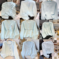 Cardigan tricoté pour femme à col rond de haute qualité 2026 avec mélange de laine pour une chaleur confortable et une coupe ample