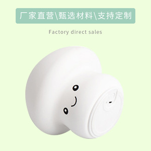 Silicone Mushroom <b>Night</b> <b>Light</b> <b>Led</b> Warm White Tap Control Battery Powered For Home Children Gift - Product Image 3