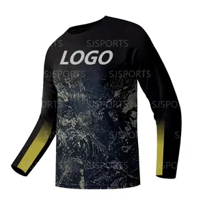 Men's Long Sleeve Motocross Cycling Jersey MTB Downhill Mountain Bike MTB Shirts Motorcycle Enduro Clothing