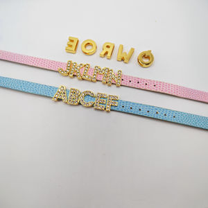 Accessoire de bricolage à la mode bijoux personnalisés plaqué or 26 lettres breloques pour accessoire de fabrication de bijoux - Product Image 6