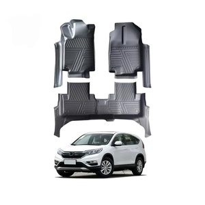 wholesale Factory Custom 5D <b>TPE</b> Rubber Eco-friendly Waterproof Anti Slip 5D Car Floor Mats 3 Pieces for Honda CRV 2012-2016 - Product Image 3