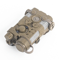Lampe torche tactique WADSN WDX057 avec laser bleu et LED blanche, en nylon, pour le camping et la chasse en plein air