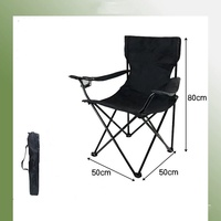 Chaise de pêche pliable en tissu Oxford, robuste, portable, pour le camping en plein air, la pêche, la plage, avec cadre en acier durable