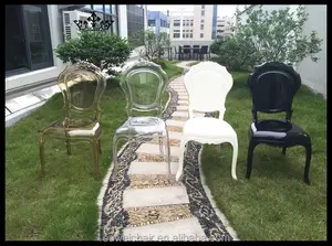 현대 가구 옥외 호텔 PC 사건 결혼식을 위한 플라스틱 투명한 식사 의자 현대 호화스러운 명확한 플라스틱 의자