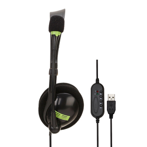 SY440MV ชุดหูฟังแบบมีสาย <span class=keywords><strong>USB</strong></span> ไมโครโฟนรอบทิศทางที่ครอบหูระบายอากาศได้ดี ดีไซน์น้ำหนักเบาสำหรับแล็ปท็อปสำนักงานคอลเซ็นเตอร์ - Product Image 2
