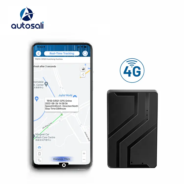 Mini navigazione usata all'aperto 4G posizione Gps funzioni di localizzazione del veicolo dell'auto sistema personalizzato manuale localizzatore Gps portatile