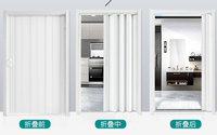 Alibaba Chine Fournisseur Pvc Bifold Porte Populaire à Dubaï/Turquie/Inde PVC Portes Pliantes
