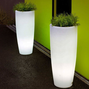 Led illuminated màu hoa và planter nồi, thắp sáng lên nội thất sân vườn ngoài trời - Product Image 3