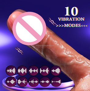 Vibratore Dildo con Telecomando e Ricarica Magnetica USB, 10 Frequenze, Impermeabile per Uso Quotidiano, per Donne e Coppie, Sesso Sicuro - Product Image 2