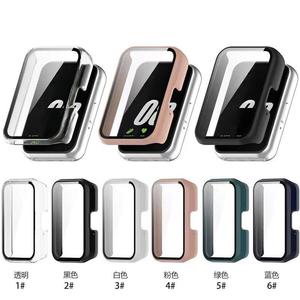 Accessori per Samsung Galaxy Watch <span class=keywords><strong>Fit</strong></span> 3, custodia protettiva per smartwatch con protezione per lo schermo in vetro temperato - Product Image 3