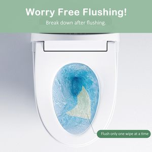 Disposable Organic <b>Compostable</b> Natural Eco Friendly Organic Bamboo Flushable Wet Wipes - Product Image 2