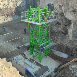 Grues à tour à dessus plat de longueur d'usine Grue à tour à bras long à charge élevée Grue à tour à dessus plat pour des projets de construction - Product Image 2