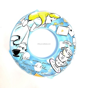 80cm PVC Inflatable River Tube Run <b>Pool</b> Floating Above Water for Children's Princess Swimming Ring - Product Image 1