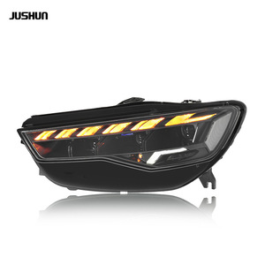 Jushun Audi ชุดประกอบไฟหน้า LED C7PA A6เลนส์เลเซอร์อัพเกรดสไตล์ Horch 2016-2018 - Product Image 1