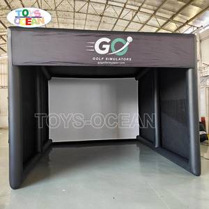 Simulador de <span class=keywords><strong>Golf</strong></span> Móvil para Exteriores, Recinto Inflable para Simulador de <span class=keywords><strong>Golf</strong></span> para Eventos y Campos de Práctica - Product Image 1