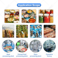 Autoclave Industrial Automático HNOC de 500L para Alimentos Enlatados, Esterilizador Rotatorio para Latas de Atún