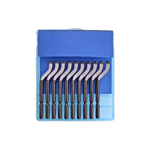 Bộ Dụng Cụ Dao Bỏ Túi Bằng Nhựa Dao Cạo Râu NB1100 + 10 Lưỡi Dao BS3510 Dụng Cụ Gỡ Ống Tỉa Dụng Cụ Vát Cạnh - Product Image 2