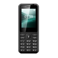 Teléfono Móvil Barato Desbloqueado de Alta Calidad con Doble SIM y Doble Modo de Espera, Compatible con Linux, Español y Alemán, con Pantalla TFT, Altavoz Grande y Batería de Larga Duración