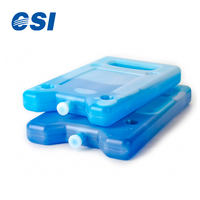Bloc de glace en gel non toxique CSI G1200 pour la livraison et le stockage d'aliments frais, boîte à glace en HDPE, bloc de glace, brique réfrigérante