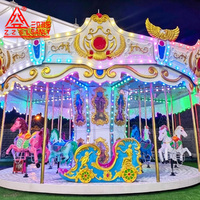 Manèges de chevaux de carrousel, balançoires de luxe à thème, équipements d'amusement de type carrousel pour parcs de loisirs et autres produits pour enfants