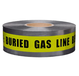 Phát hiện sợi quang Cáp Bìa đánh dấu Tracer dây PE Vật liệu ngầm cách nhiệt băng đường ống cảnh báo thận trọng sản phẩm - Product Image 1