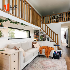 Villa Prefabbricata con Struttura in Acciaio <span class=keywords><strong>Design</strong></span> Semplice Casa Modulare Mobile e Portatile - Product Image 4